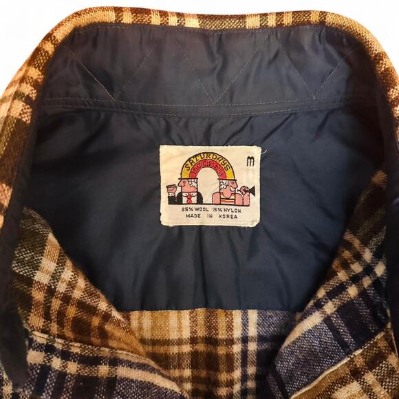 Vintage 1970s Saturdays in California wool shirt - Picture 3 of 5